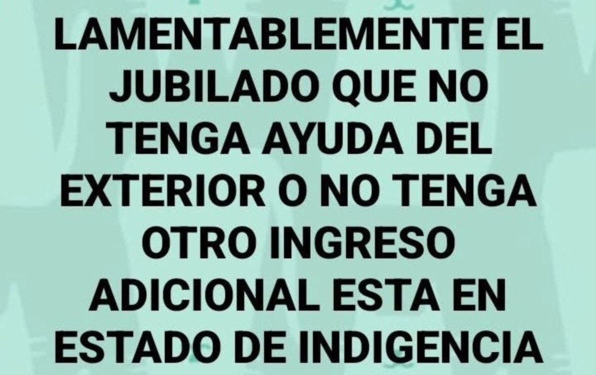 Fundavade's tweet photo. Pensión Oficial del IVSS: Se mantiene congelada, desde 2022, en 130 Bs. (equivalente a una fracción menor de un dólar según la tasa del BCV) a pesar de los años de cotización y servicio del trabajador.  "Hay q dejar claro que no están pidiendo limosnas ellos solo exigen derechos" https://t.co/FrBdKJElAE