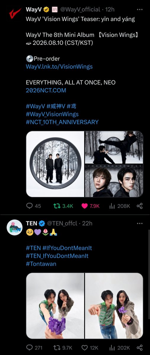 tranceveil's tweet photo. ten casually promoting two wildly different concepts hes so booked rn https://t.co/bWzvwDGdTN