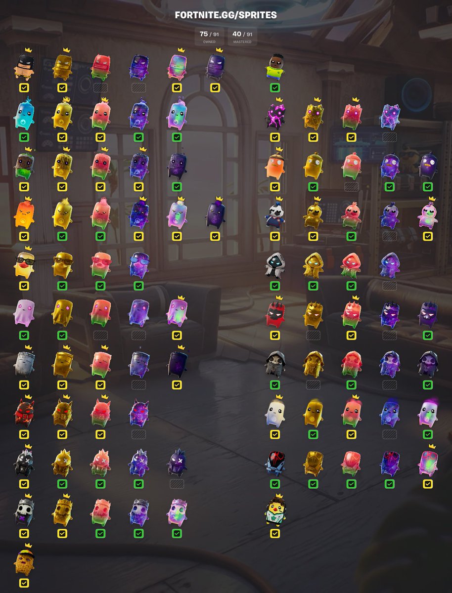 KaiTravels's tweet photo. Sprite collection update #5 https://t.co/rdb6435LGA