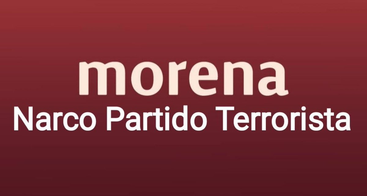LauraMex's tweet photo. Oye @INEMexico 

MORENA ES UN NARCO PARTIDO

MORENA ES UN NARCO PARTIDO

MORENA ES UN NARCO PARTIDO

MORENA ES UN NARCO PARTIDO

MORENA ES UN NARCO PARTIDO

MORENA ES UN NARCO PARTIDO

MORENA ES UN NARCO PARTIDO

MORENA ES UN NARCO PARTIDO https://t.co/lDZ2VqFNAP