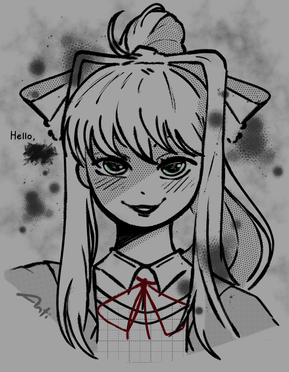 JustCallMe_Anti's tweet photo. Manga #Monika <3 https://t.co/4OGzMKuboa