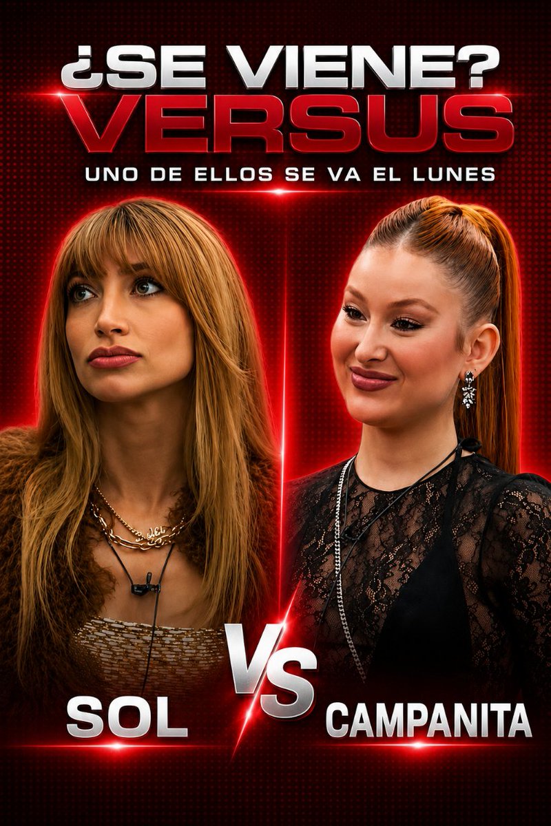EspiandoOfIcial's tweet photo. ¿SE VIENE ESTE VERSUS? Sol y Campanita esta pisando fuerte en la tendencia para irse de la casa 😱 #GranHermano https://t.co/FvKKTYKnJe