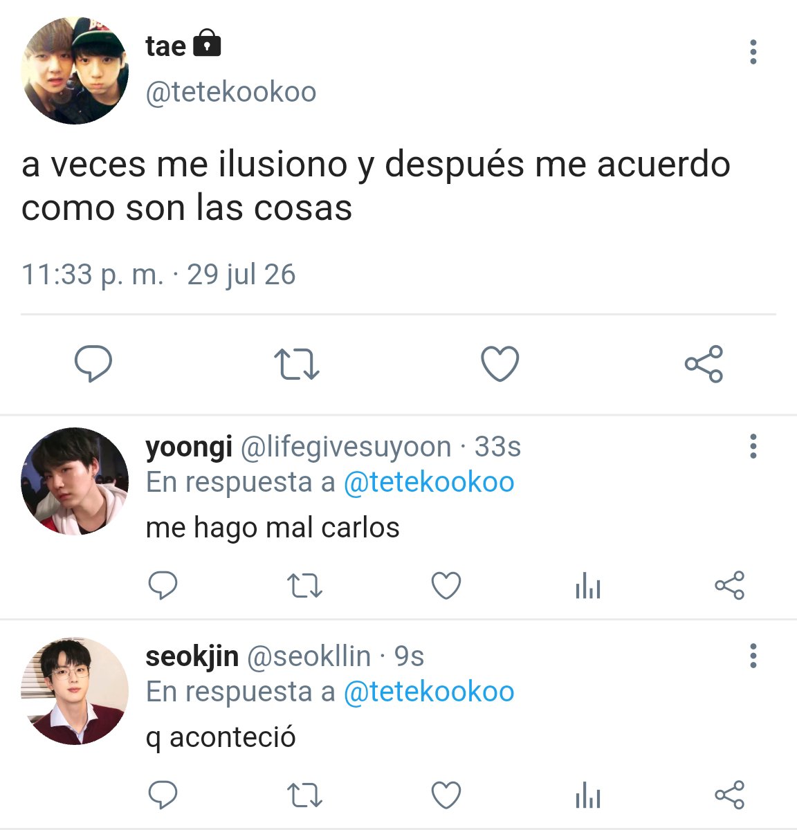 taeko_okss's tweet photo. @timelesseokjin @pleaseokook 319. me hago mal carlos https://t.co/3SWhuXLf5H
