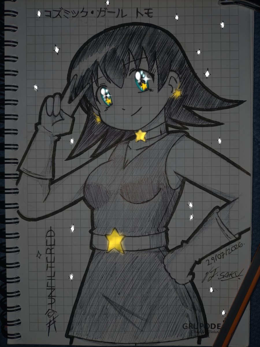 Cosmic Girl Tomo (UNFILTERED) #AzumangaDaioh #CGTomo #Azumanga
