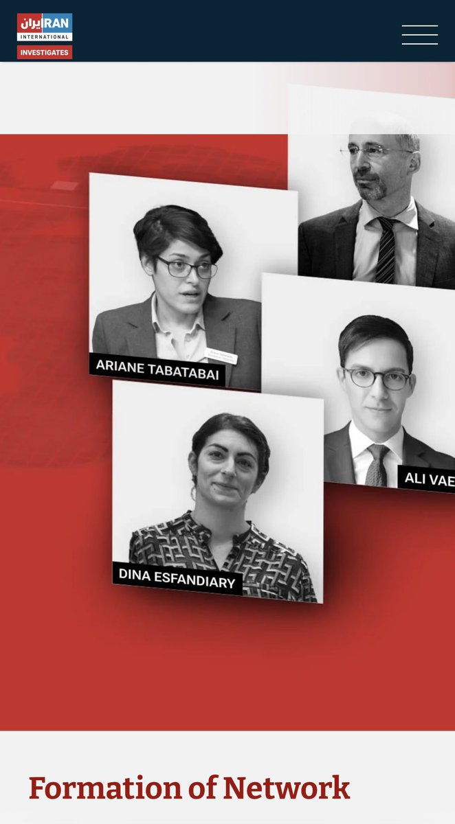 GazelleSharmahd's tweet photo. Ali Vaez is mentioned by name in the @semafor and @IranIntl_En expose of the so-called #IranExpertsInitiative, a network created by the Islamic regime’s foreign ministry to infiltrated western governments and push their Islamists agenda.
Did you expect an endorsement from the Ayatollahs?