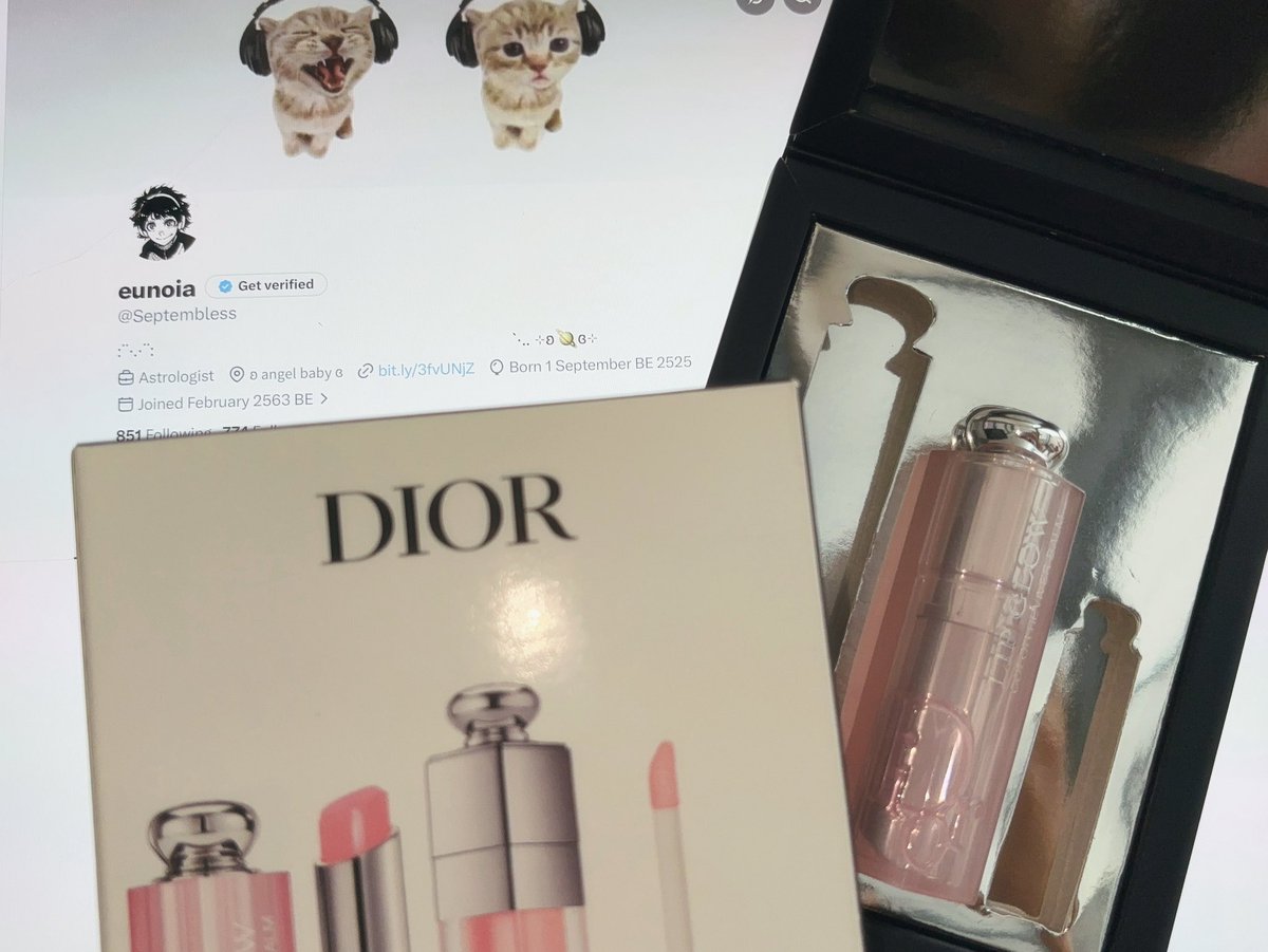 Septembless's tweet photo. พร้อมส่ง‼️
🧺 ส่งต่อ Dior Addict Lip Glow 99%
𓊆 ྀིྀིྀི 001 pink ⑅𓊇

price 590-. from 1750-.

ราคารวมส่งแล้วนะคะ🌟

#ส่งต่อเครื่องสำอาง #ส่งต่อdior #diorส่งต่อ #ส่งต่อลิปdior #ส่งต่อคสอ #ส่งต่อเครื่องสําอางค์ #ส่งต่อเครื่องสําอางมือสอง #ส่งต่อคสอมือ2 https://t.co/S1oKmTnKkI