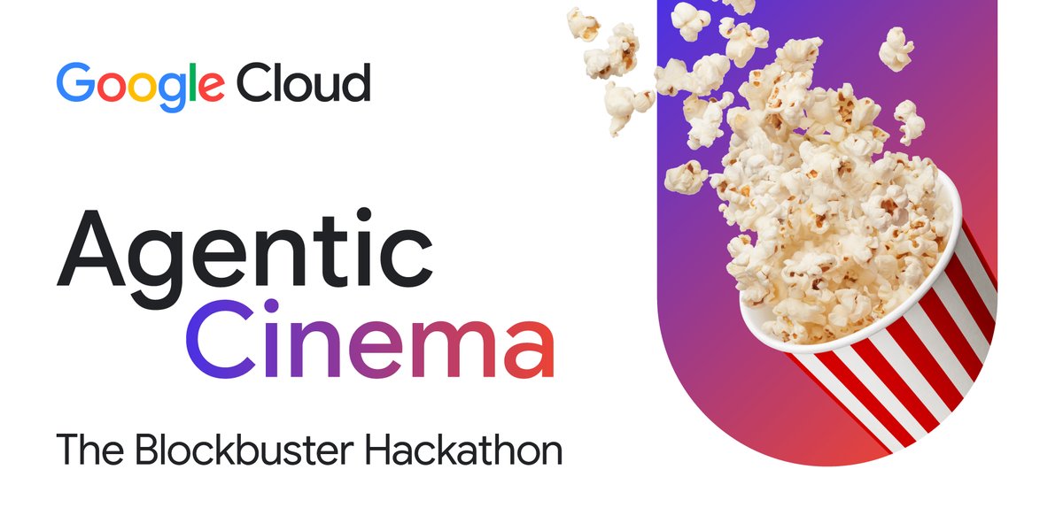 googledevs's tweet photo. Lights. Camera. Agentic AI. 🎬

Build next-generation filmmaking experiences with Gemini that help creators write, produce, edit, and bring stories to life.

Submissions open July 27 - September 7, 2026.

Learn more and start planning your project ✨ → https://t.co/K1VZ4mJSh3 https://t.co/FIwCf8D1Vx