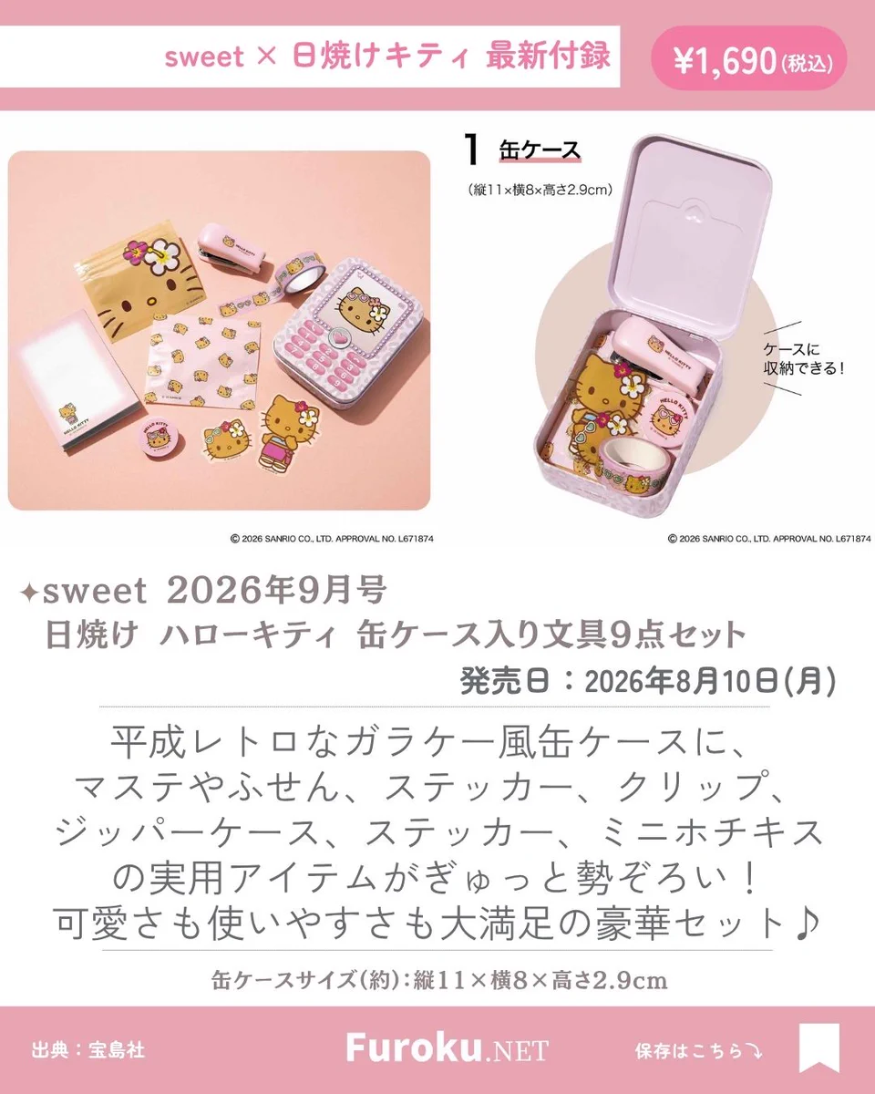 【希少レア】キティ　ウエディング金彩プレートセット 2001年 日本製 箱付 付録ネット 〈発売日カレンダー〉 on X: 