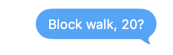 kdeyoungster_'s tweet photo. the only time I speak to my neighbourhood friend is when we walk around the block. our texts are just this: https://t.co/hRQOvO4HVQ