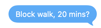 kdeyoungster_'s tweet photo. the only time I speak to my neighbourhood friend is when we walk around the block. our texts are just this: https://t.co/hRQOvO4HVQ