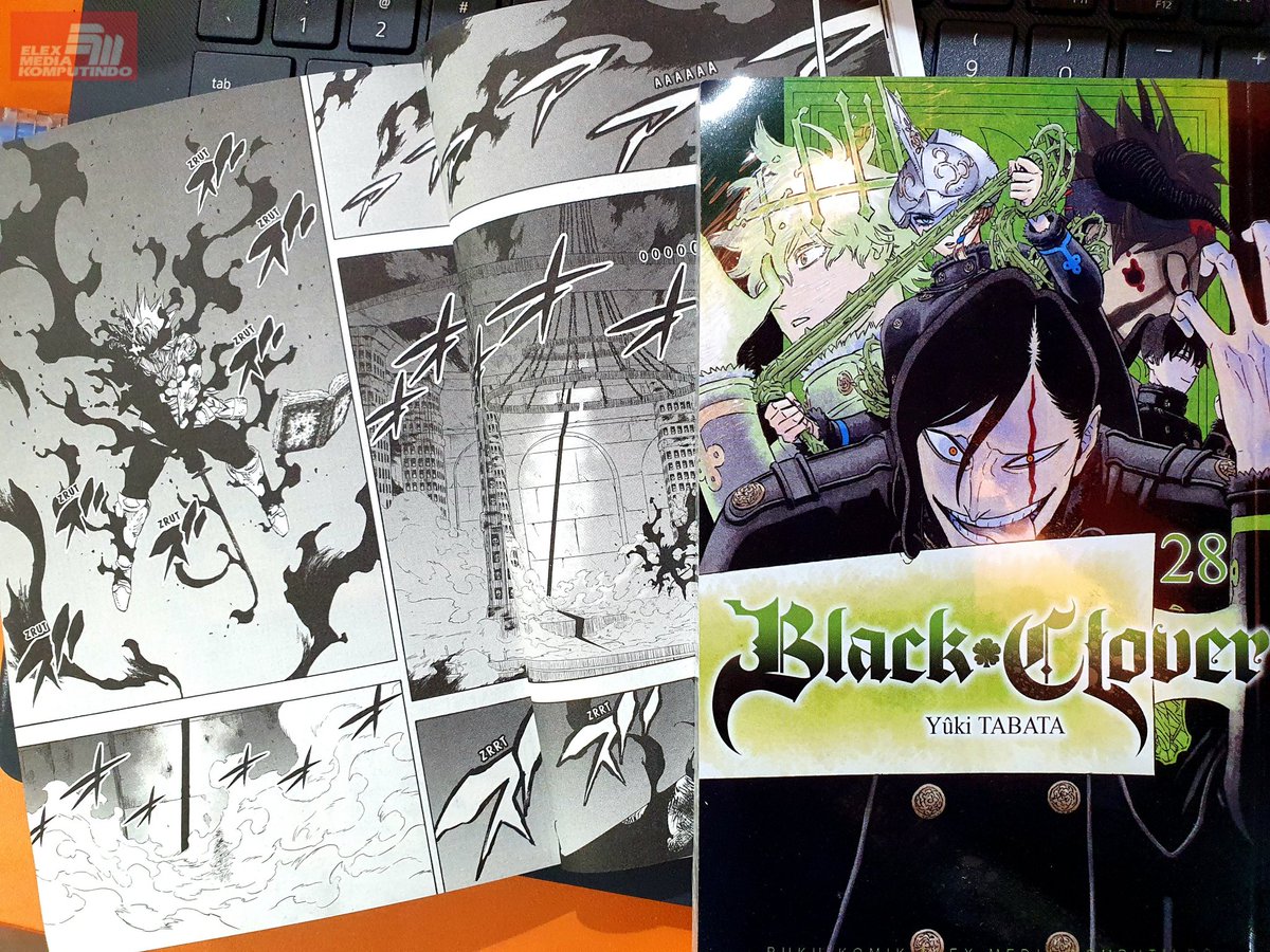 Nia_Ika's tweet photo. Iblis vs. Iblis 😈💥
#BlackClover 28 sudah terbit!!

Sepaham editor, vol.28 ini persis part awal anime season 2 nya yg bakal tayang Oktober ini 🤯‼️

@comic_lxlc @elexmedia https://t.co/MgF3BRhgqR