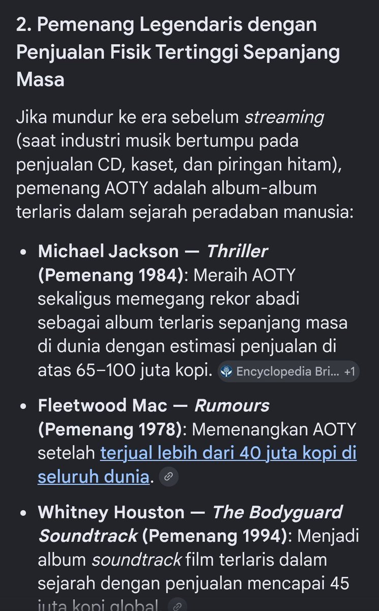 ckptaudahya's tweet photo. @hypebleasy Loh emg iya, tp Arirang mendapat banyak pengakuat kritikus musik dunia dan digadang2 bakalan menang AOTY 2027 krn semuanya dar chart, album, dan kritikus berjalan beriringan. Sampai akhirnya Grammy ngeluarin kategori Asia itu yg jelas2 emg rasis. https://t.co/0aRAii4ruO