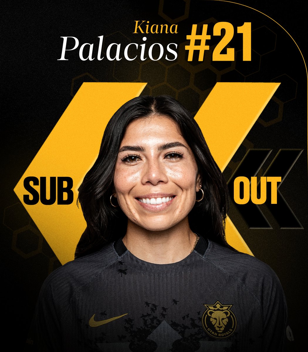 UtahRoyalsFC's tweet photo. 65’ | Paige steps on, Kiana steps off

#UTAvWAS | 0-1 https://t.co/Oue6ep3CDO