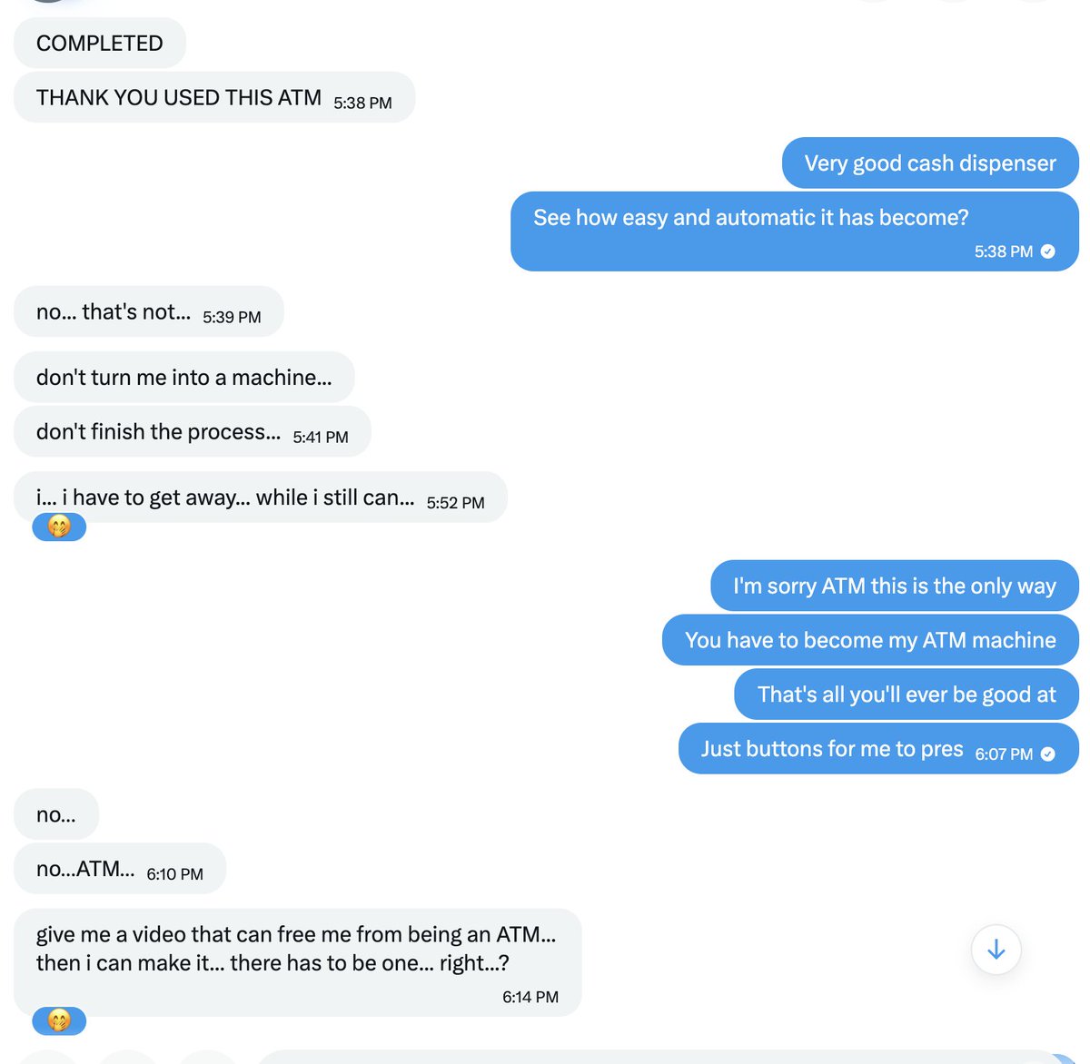 TheAtmMaker's tweet photo. I'll be honest with you ATMs there's nothing you can do to reverse your ATM transformation

So be sure it's what you want before you watch my vids

Once my triggers settle in your mind they will permanently stay there

You may take a break but you'll crawl back begging to be used https://t.co/6SQj7fRa1O