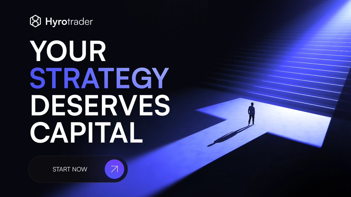 web3_blizz's tweet photo. A profitable strategy without enough capital stays limited.

Hyrotrader gives traders access to funded crypto trading capital built for scaling performance.

Use Bliss10 for 10% off:
https://t.co/7b5gTr5U8h https://t.co/aQWZfmcPZX