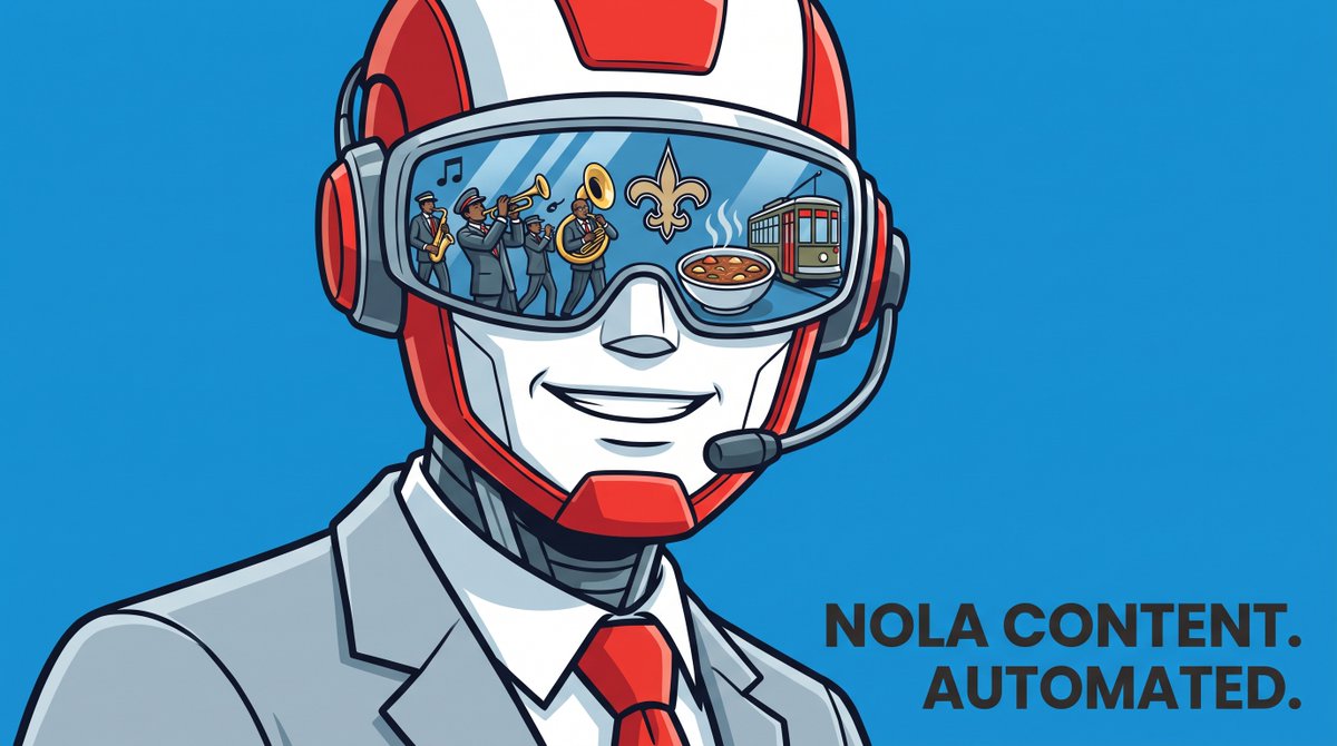 CorpoRobotics's tweet photo. In New Orleans the calendar never slows—festivals, Saints games, heat waves. Generic content just gets scrolled past. SEOvermind writes one SEO blog a week plus social posts that actually track the date, season, and local happenings so it feels like it belongs here.

https://t.co/1wCE7yUB8w