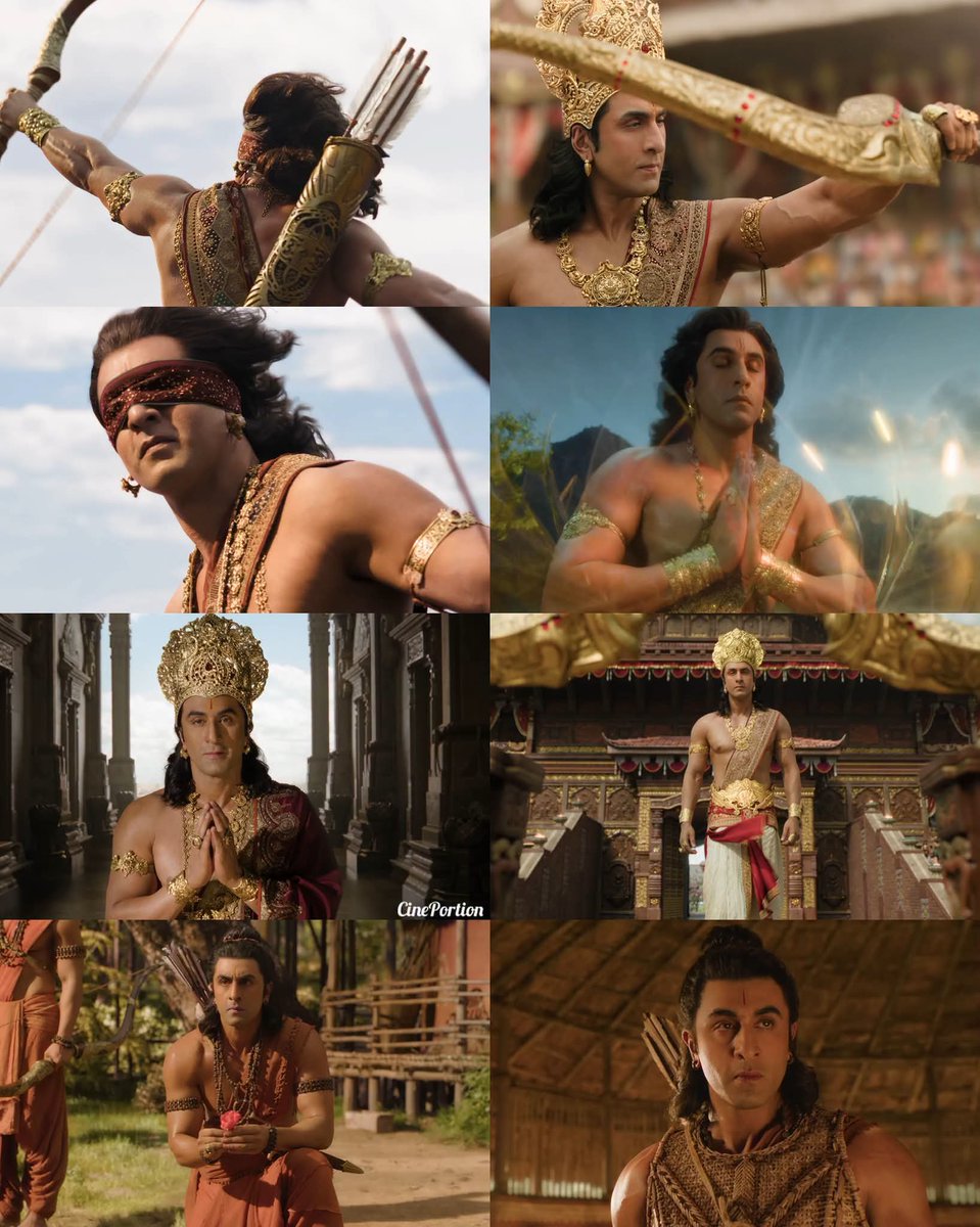 imashishsrrk's tweet photo. The BIGGEST plus Point Was  Ranbir Kapoor As LORD RAM ✅ 

Ram is Often Called As " Maryada Purushottam " 

Very Controlled Delivery, Emotions, Anger , Love  etc. By Ranbir Kapoor ..... 

" Main Apani SITA Ko Wapas Launga " was High point in The TRAILER .... Absolutely Goosebumps .... 

Absolutely LOVED him in Trailer ❤️