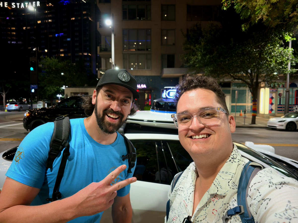 scotsrule08's tweet photo. Great to meet up with @Tryangle tonight! 
We hit the Dallas autonomy trifecta! https://t.co/3iPoVOZPv5