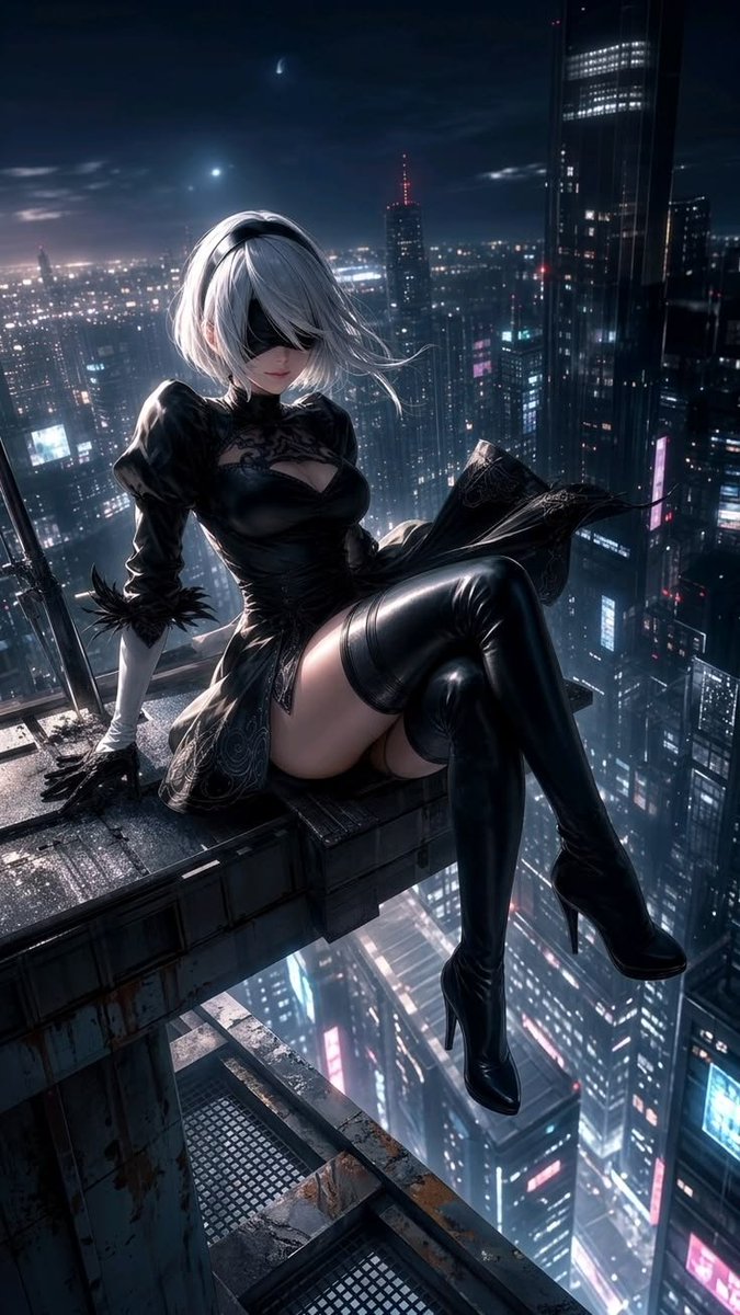 Beyondthinkingd's tweet photo. 2B Nier Automata https://t.co/wOMwuawCFs