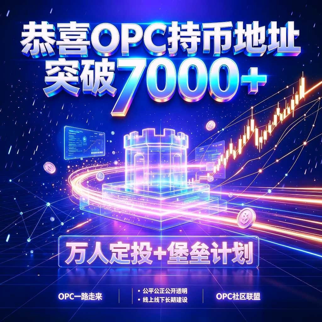 src20luffy15513's tweet photo. 加入OPC社区联盟，参与万人定投，成为“堡垒计划”共建者——与7000+持币地址同行，共享数字时代增长红利！🚀🚀🚀 https://t.co/iiWek65SrW