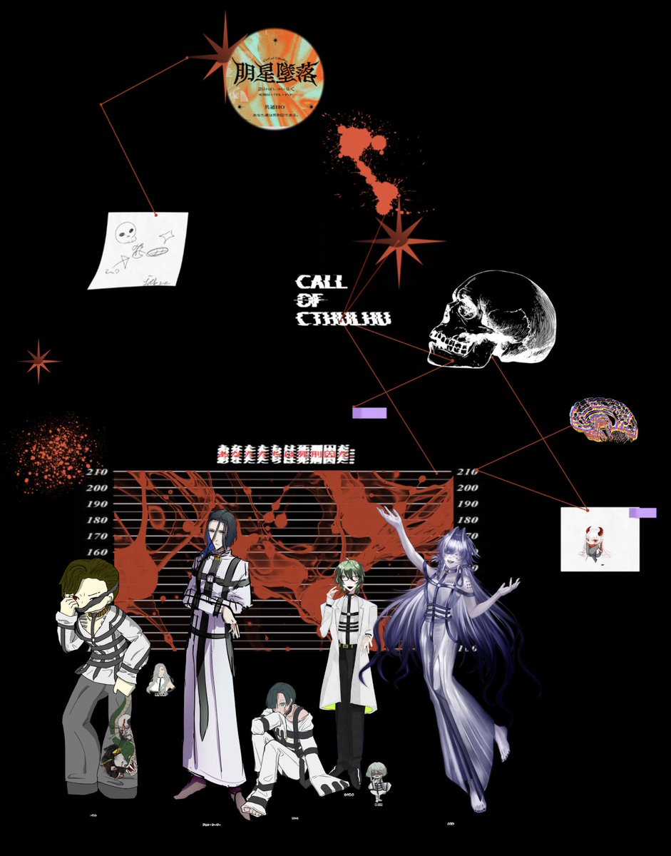 suki_10ve's tweet photo. 【CoC】明星墜落

  KP
  オルテミア

  PC/PL
  HO1:赤穂 リョウガ/てーとく
  HO2:貴船 多嘉子/K
  HO3:ジョン・シーザー/なつこけし
  HO4:サシミ/Mt.Autumn
  HO5:小々波 永/ガラシャ
  HO6:織 白朔/呂の字
  HO7:よだか/いずみ
（敬称略)

  3生還4ロスト

  ｢あーあ、やっぱり諦めきれないね」 https://t.co/CtYWgJfV8j