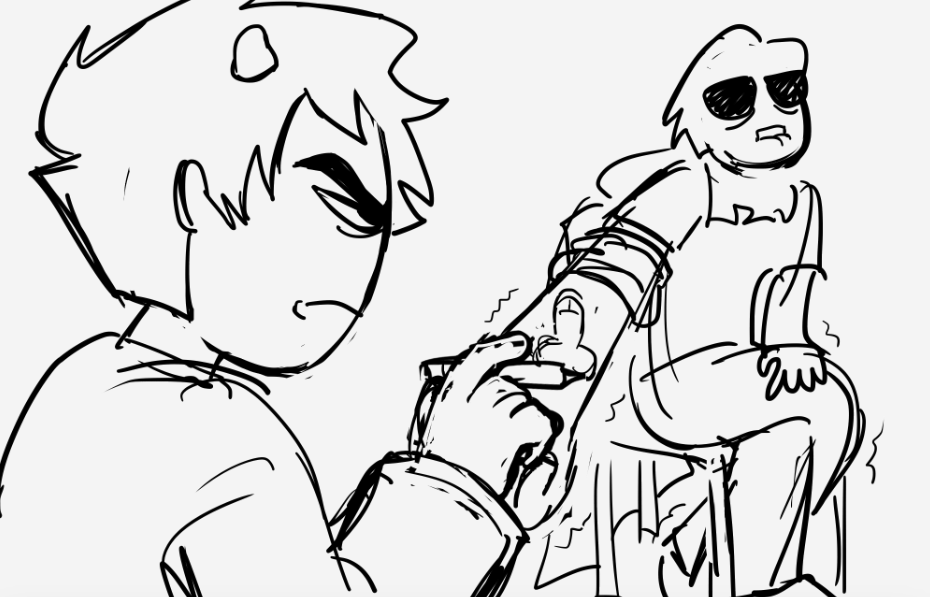 deckstrider's tweet photo. no ones forcing you to do this #davekat #homestuck https://t.co/wt5BuPBWwW