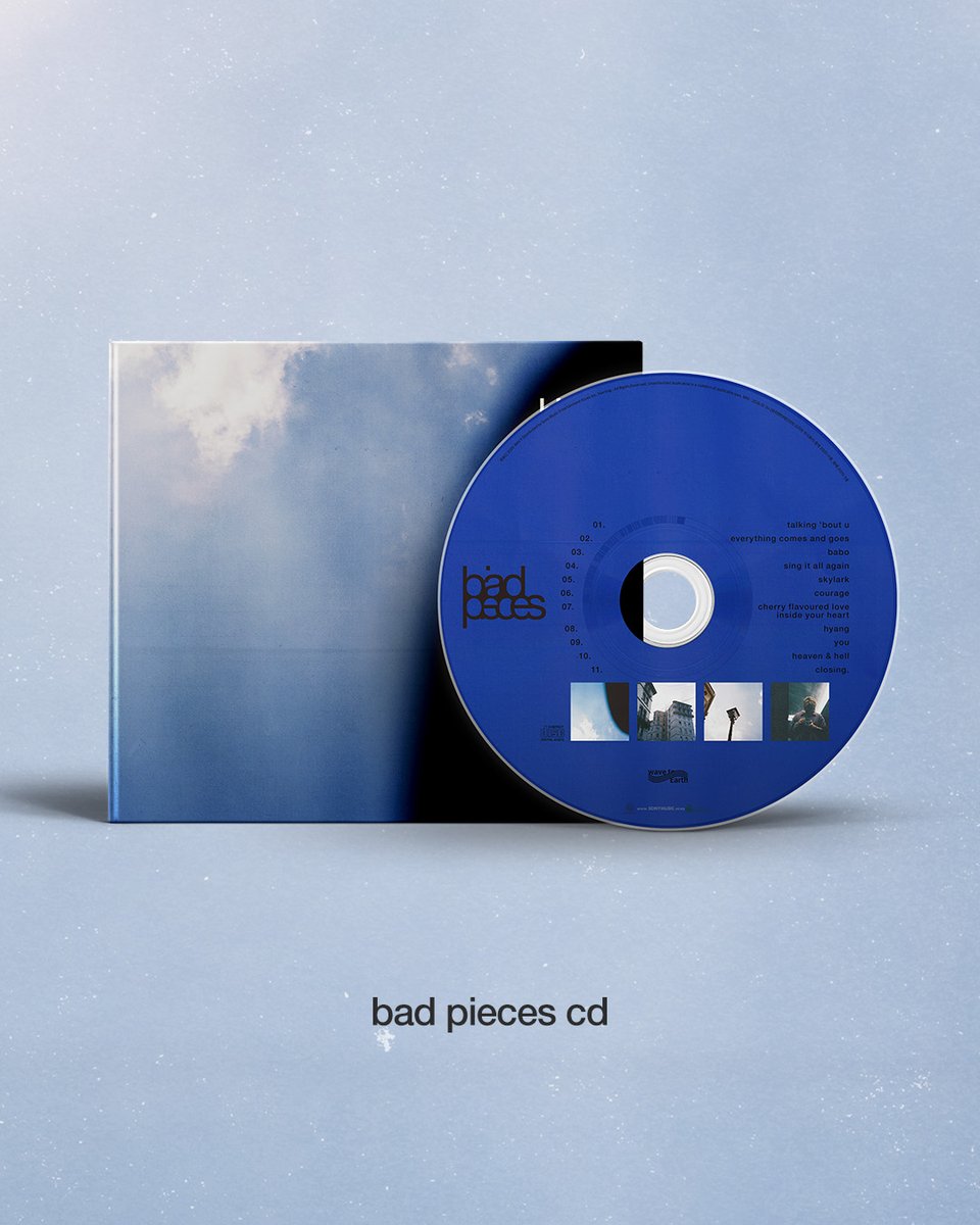 wave_to_earth's tweet photo. [wave to earth bad pieces 공식 MD 프리오더 안내]

‣ bad pieces CD
‣ bad pieces Logo T Shirt *아티스트 스토어 독점
‣ bad pieces Tracklist T Shirt *아티스트 스토어 독점 https://t.co/PywhX9yCqu