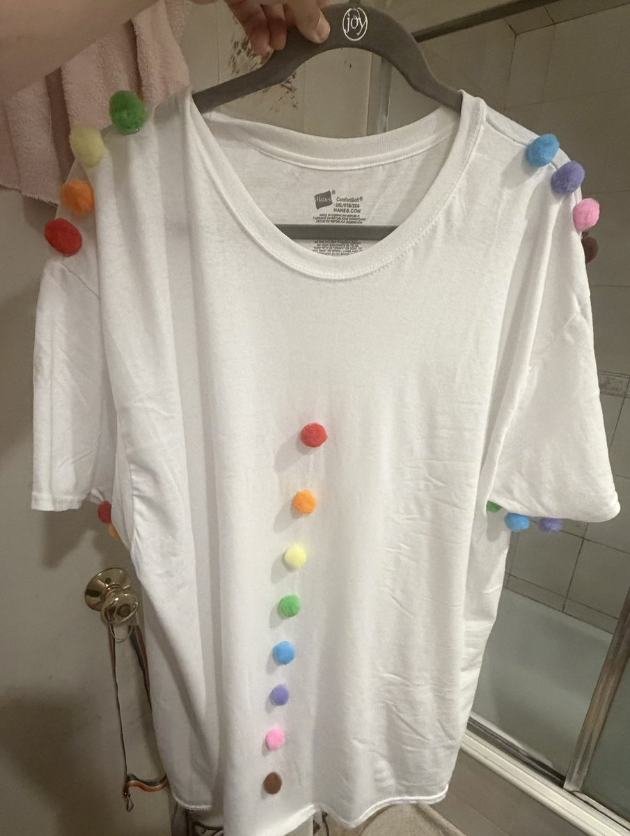 alexthetransbo1's tweet photo. CLOWN SHIRT IS DONE FOR MCR NY 🌈🖤 https://t.co/bJiM55lIL8