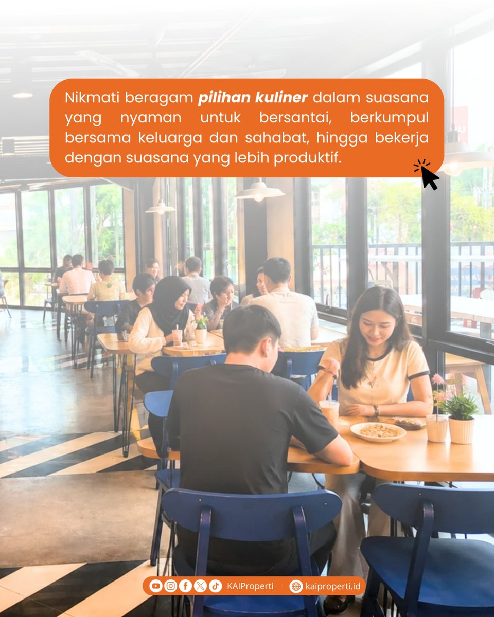 KAIProperti's tweet photo. Setiap momen akan terasa lebih berkesan ketika dinikmati di tempat yang tepat. ☕

KAI Terrace Semarang Tawang siap menemani quality time, work from café, maupun berkumpul bersama keluarga dan sahabat. Sudah pernah mampir?

#KAIProperti #EssenceOfExcellence #SemakinMelayani https://t.co/xnrFLwZeCn