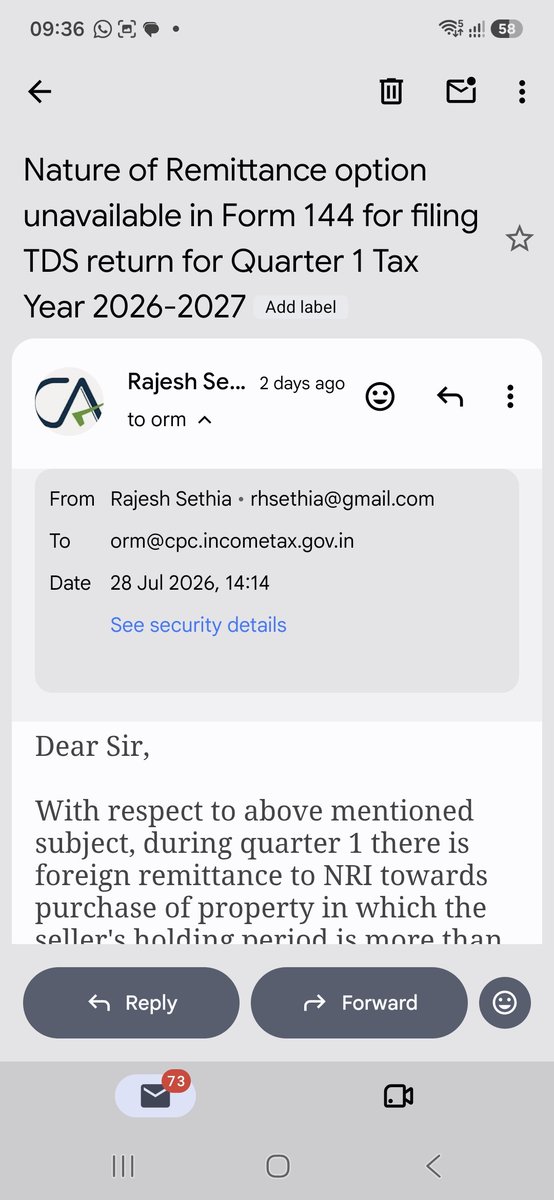 rhsethia's tweet photo. @IncomeTaxIndia https://t.co/Lz4aw3SKnl