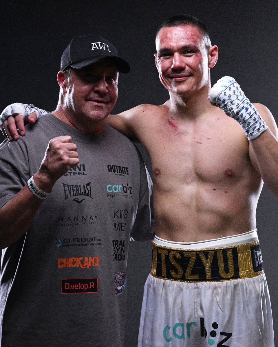 ausboxing's tweet photo. Teacher and student.

A winning start for Jeff Fenech and Tim Tszyu.

#ozboxing #boxing #SpenceTszyu https://t.co/4tYgjEpOGn