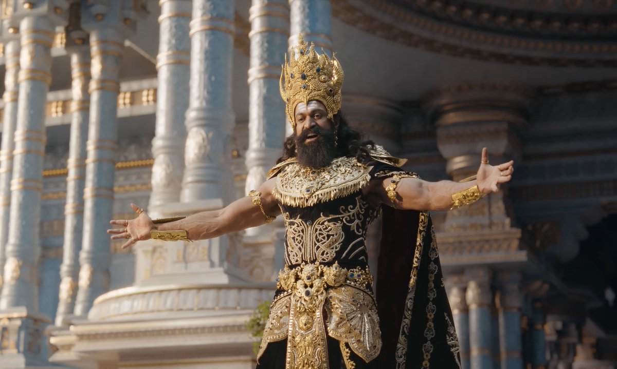 I_Am_His_Fan's tweet photo. Imagine people were trolling &amp; doubting Yash and he delivers the most impactful presence in the #Ramayana trailer. https://t.co/icYOvrvPsz