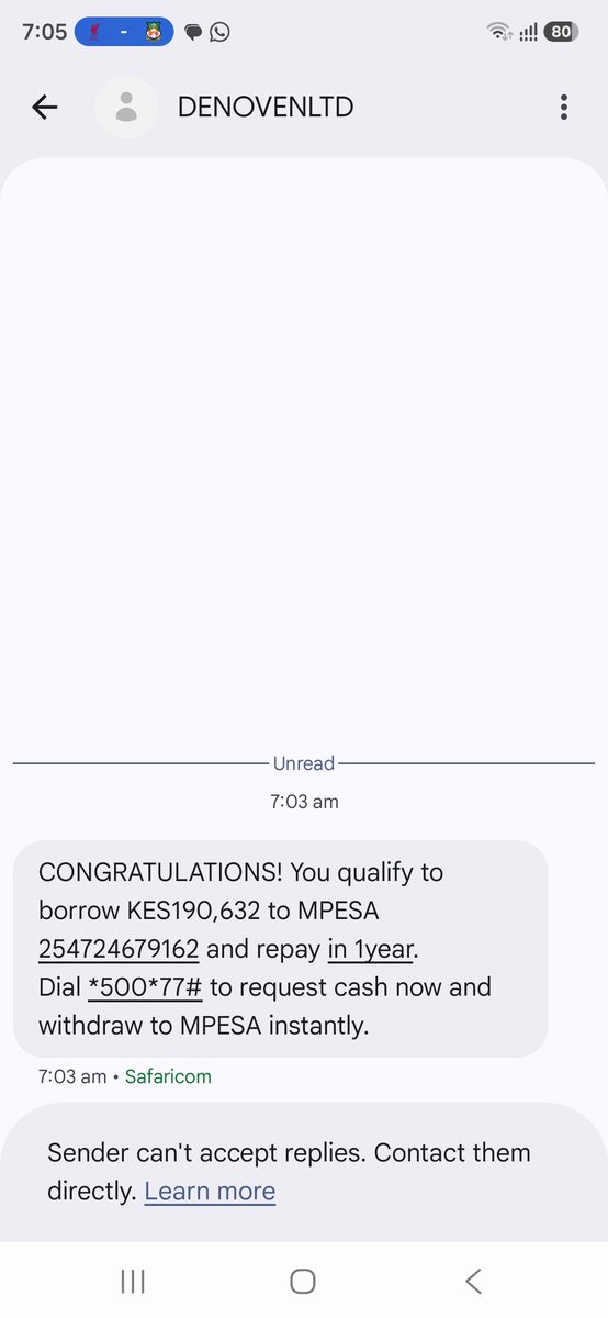 silageorgee's tweet photo. Is this from you and how legit is it?
@Safaricom_Care 
@SafaricomPLC https://t.co/gWM9otCwxT