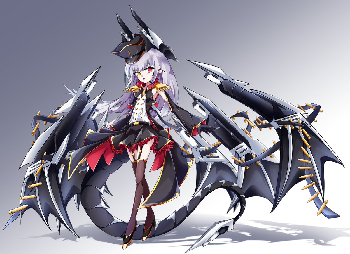 bakugori031's tweet photo. 一気にたくさん描いたので最新オリキャラのリントレーアちゃんまとめ
銃の翼を持った竜娘です https://t.co/nHdnPEJtoj