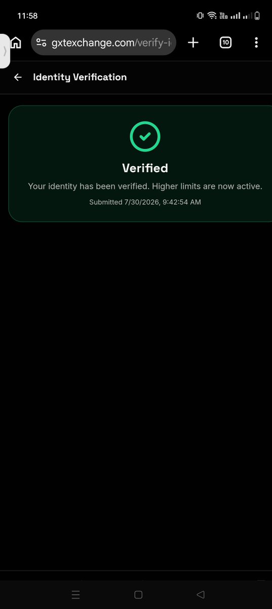 ladyrust22's tweet photo. @Austin69126321 @GXTExchange dude its so easy to verified! look at the date and time https://t.co/qZV1TsChEH