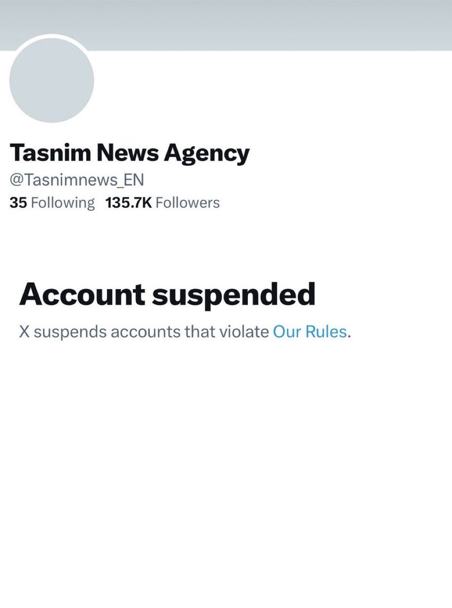LauraLoomer's tweet photo. It’s time for X and @elonmusk to ban @RT_com.

With the Russia-Iran sanctions bill passing in the Senate, and President Trump’s explicit support for the bill, there’s no good reason for Russian or Iranian state media to have access to accounts on American social media platforms. If you’re sanctioned, you aren’t allowed to have an account. 

Today, X banned Iran's Tasnim News Agency @Tasnimnews_EN, an official Iranian state media and news update account for the IRGC. 

Get ready, RT. You’re next! 

@M_Simonyan