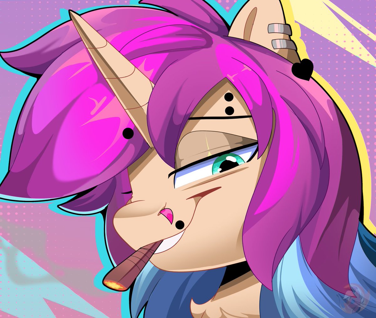 JoaoJohnDraws's tweet photo. Icon bday for momoko! hehe congrats bro and have a nice smoke 😎

#pony #brony #DigitalArtist #fanart #2dartist #commissionsopen #portrait #icon https://t.co/ieONJncI67
