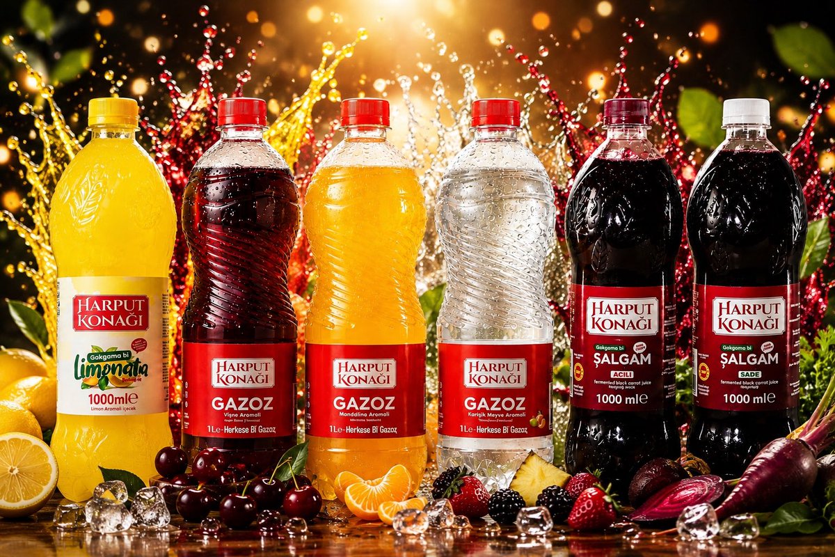 HarputKonagi's tweet photo. Harput Konağı’nın limonata, gazoz ve şalgam çeşitleriyle yazın serinliğini her yudumda hissedin. Sofralarınıza lezzet, gününüze ferahlık katacak birbirinden özel tatlar sizleri bekliyor.

✨ Bir yudum alın, farkı hissedin!

#HarputKonağı #Gazoz #Limonata #Şalgam #DoğalLezzet https://t.co/NzMpSjm2Y2