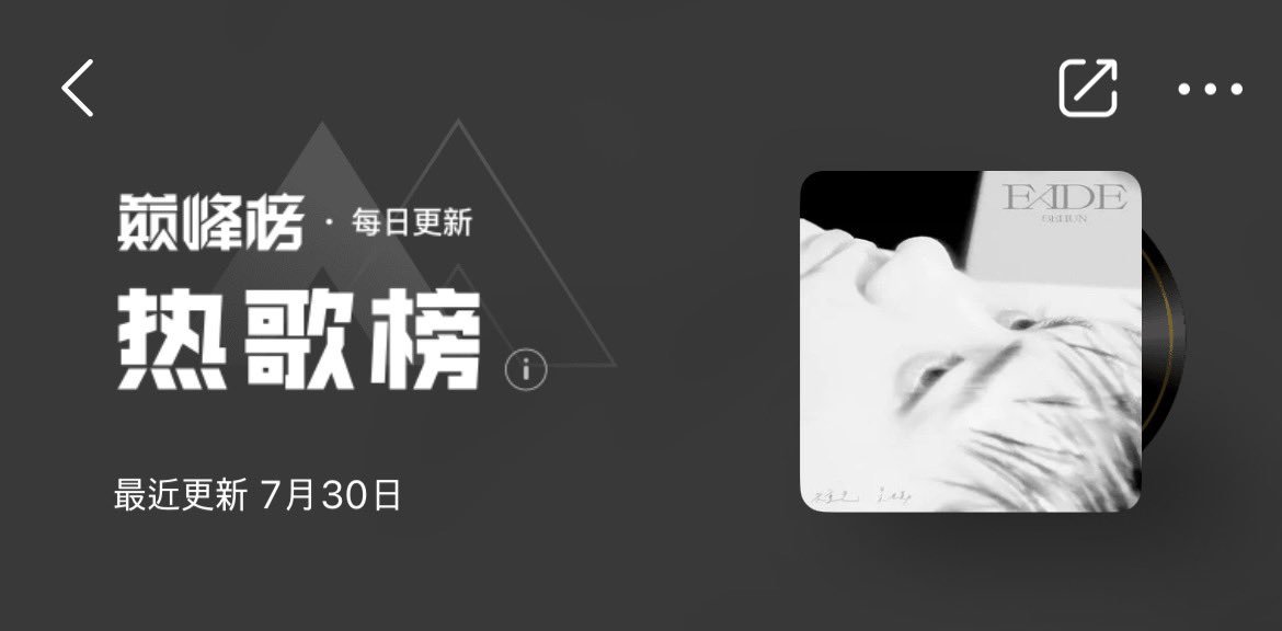 OhSehunGlobal's tweet photo. 🎉 CONGRATULATIONS SEHUN! 🎉

SEHUN’s Chinese single ‘Fade (feat. SION of NCT WISH)’ has debuted at #1 on QQ Music Hot Song Chart! 👑

Thank you so much to everyone for streaming! Let’s keep this momentum going🧡

#SEHUN_FADE #SEHUN #세훈 https://t.co/G3W27NuASo