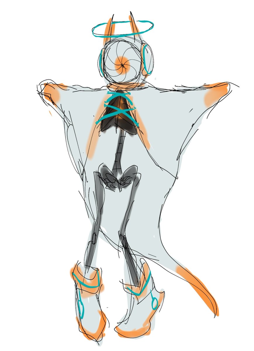 aow__122535's tweet photo. 얘 옷입히기 싫어서 걍 해골로 했는데 재미삼아 얇스틱으로 그려봤더니 ㄹㅈㄷ 편함
잘못만들얶네. https://t.co/qay7IhA41H