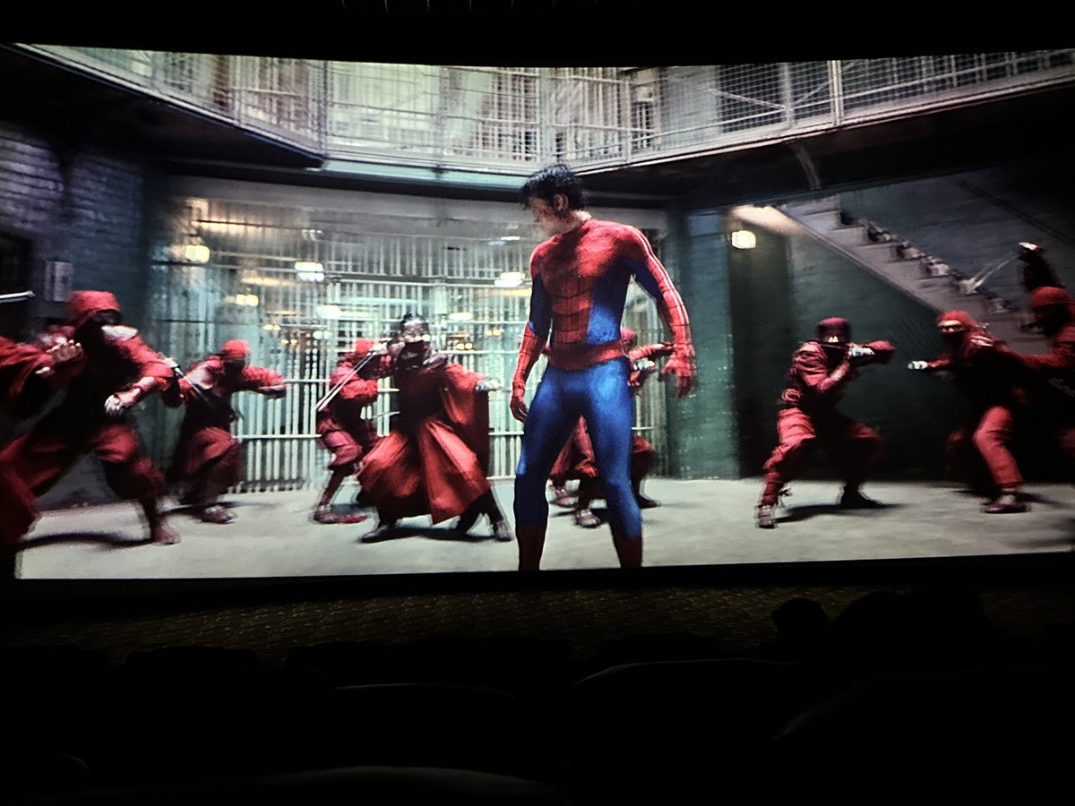Songx12138's tweet photo. 昨天跟对象去看的蜘蛛侠😆
我们🕷️蛛蛛还是太酷了
看打戏的时候她还不自觉握紧我的手了
说以为之前永远不会喜欢看超英电影的 https://t.co/KtoJ4M05IU
