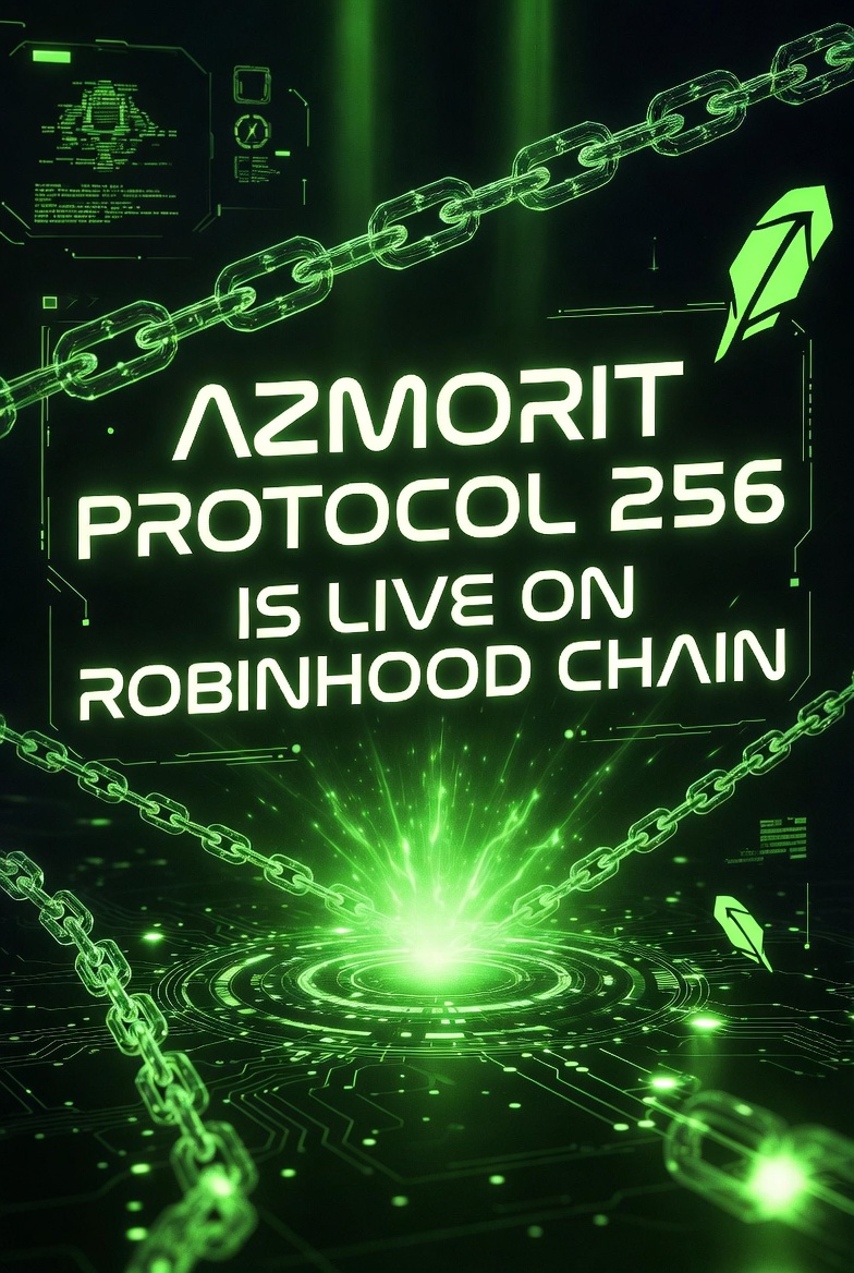 azmorit's tweet photo. AZMORIT protocol 256 is Live  on Robinhood Chain.

Agents can request verifiable randomness over HTTP 402 for a fixed $0.08 USDT per call (Primer facilitator).

Just a couple more details, and we’ll launch our testing protocol.

Stay tuned .
#Robinhood $AZM https://t.co/letzCLAnSR