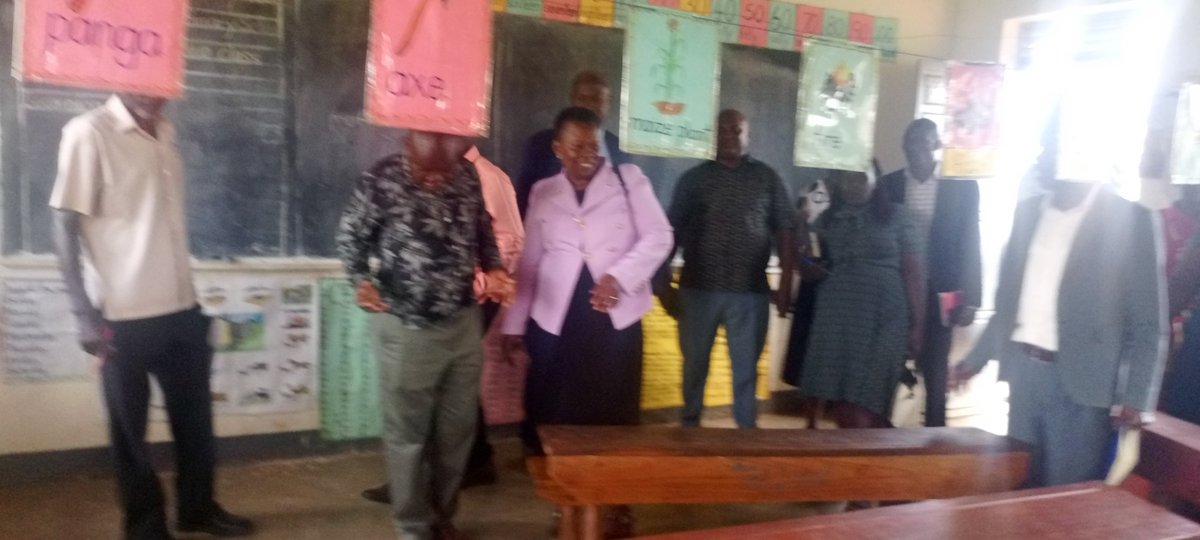 Bulambuli_LG's tweet photo. The district officials led by RDC have today 29/07/2026 commissioned a two classroom block at muyembe girls primary school with a cal for value of the Asset being handed over to them. https://t.co/Ceo9A4nfeX