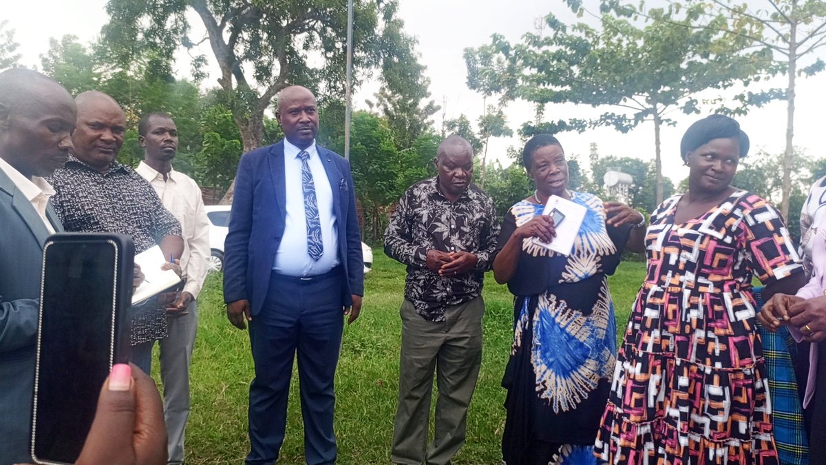 Bulambuli_LG's tweet photo. The district officials led by RDC have today 29/07/2026 commissioned a two classroom block at muyembe girls primary school with a cal for value of the Asset being handed over to them. https://t.co/Ceo9A4nfeX