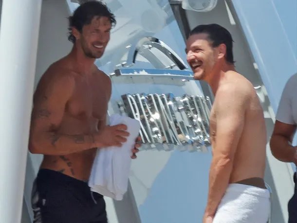 TheMale_Central's tweet photo. Christian Hogue and Pedro Pascal in Spain recently https://t.co/dio8wzik43