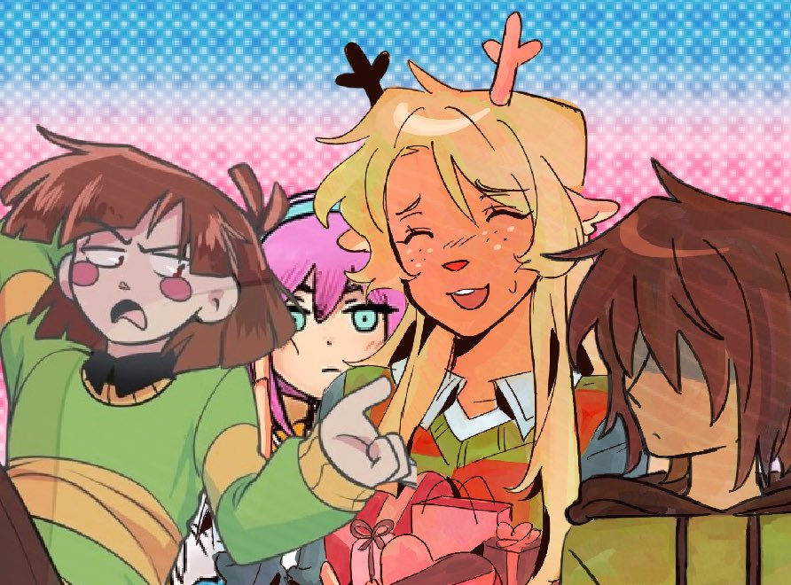 FawningDoe_1225's tweet photo. I-It’s getting cramped in here… https://t.co/uGzgWeO4kq