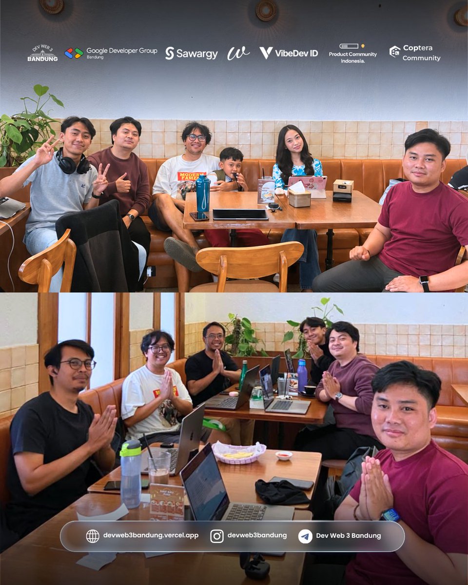 devweb3bandung's tweet photo. Terimakasih atas antusias nya temen-temen 🙌🏻

Padahal tidak ada jadwal untuk WFC tapi temen-temen inisiatif untuk berbagi insight dan sharing pengalaman, RESPECT!!!! https://t.co/te9UDB0nC6