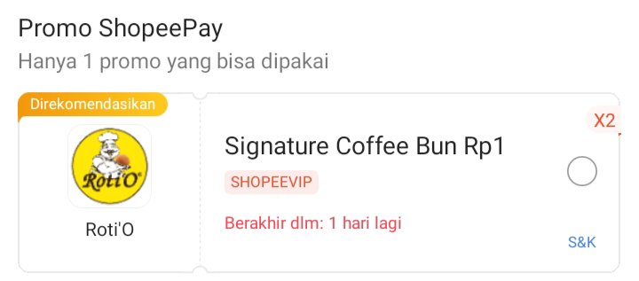 nasiaddict's tweet photo. wts shopee vip roti o 3k, ada 4 akun  take all 10k aja

#wts #wtb #jual #voucher https://t.co/HUiiLS9MuP