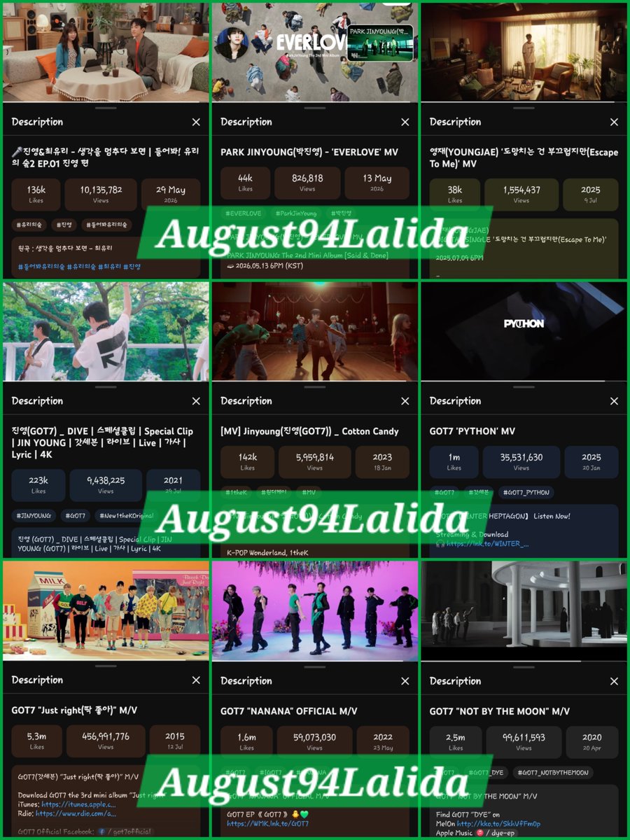 August94Lalida's tweet photo. เติมสตรีมกันต่อ สตรีมต่อไป🔥🔥
30/7/2026💚💚🕊🕊🐦🐦
I LOVE YOU GOT7 ❣️❣️🩷🩷
🥰😊🫶🫶🍀✨️ ขอให้มีวันที่ดีครับ💖รักที่สุด

#JINYOUNG @JINYOUNG
#YOUNGJAE @ChoiArs_YJ
#GOT7 #IGOT7 #갓세븐 @GOT7Official @GOT7 https://t.co/TqPcqmKWrm