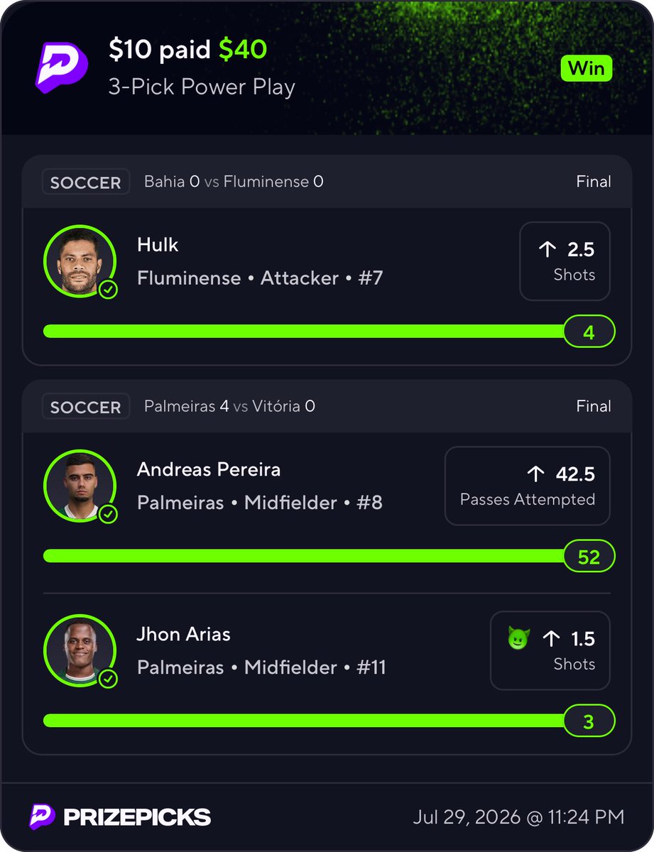 Ali2Goal's tweet photo. BANGGGGG CASH PLAYSS, join premium under  ⬇️

https://t.co/amlhMexaBf

#Gambling𝕏 #prizepicks #soccer https://t.co/rrX6bCLqRq